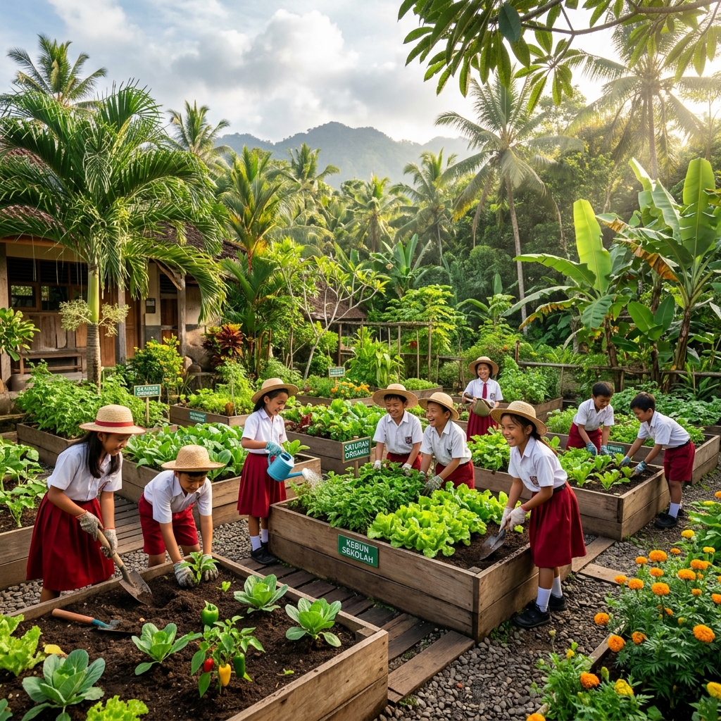 SEMAI – Anak-anak berkebun